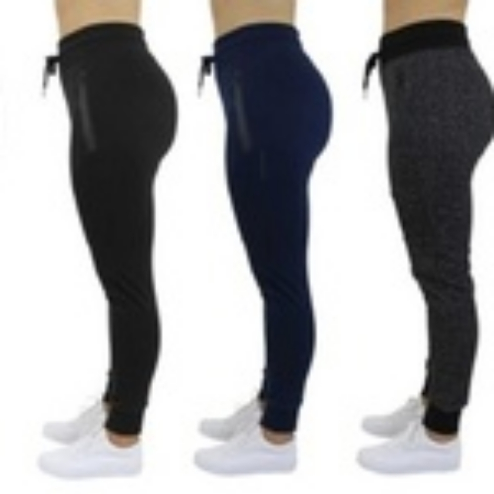Women's Slim-Fit Joggers  - Black/Navy - S